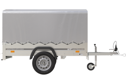 750 kg Anhänger 200 x 125 mit Domdeckel und Überrollbügel Garden Trailer 201 KIPP